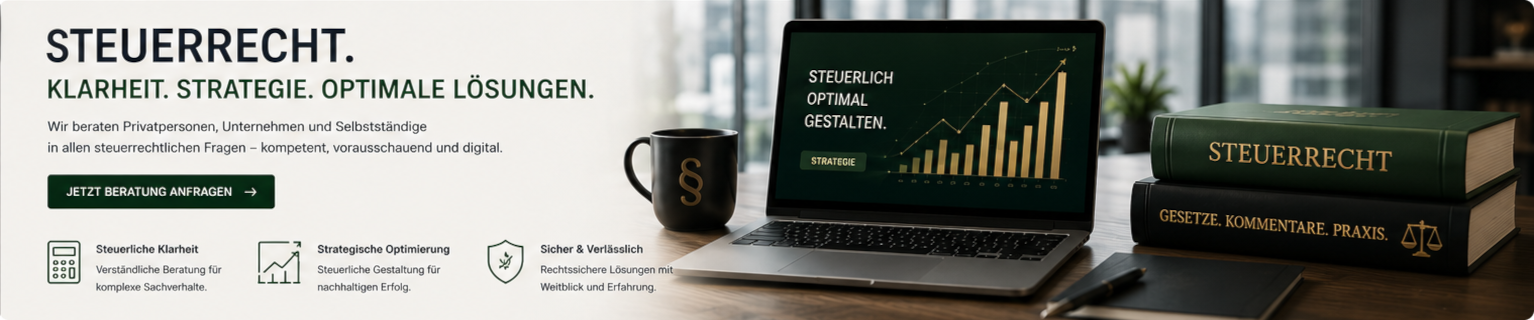 Headermotiv fuer Kanzlei fuer Steuerrecht